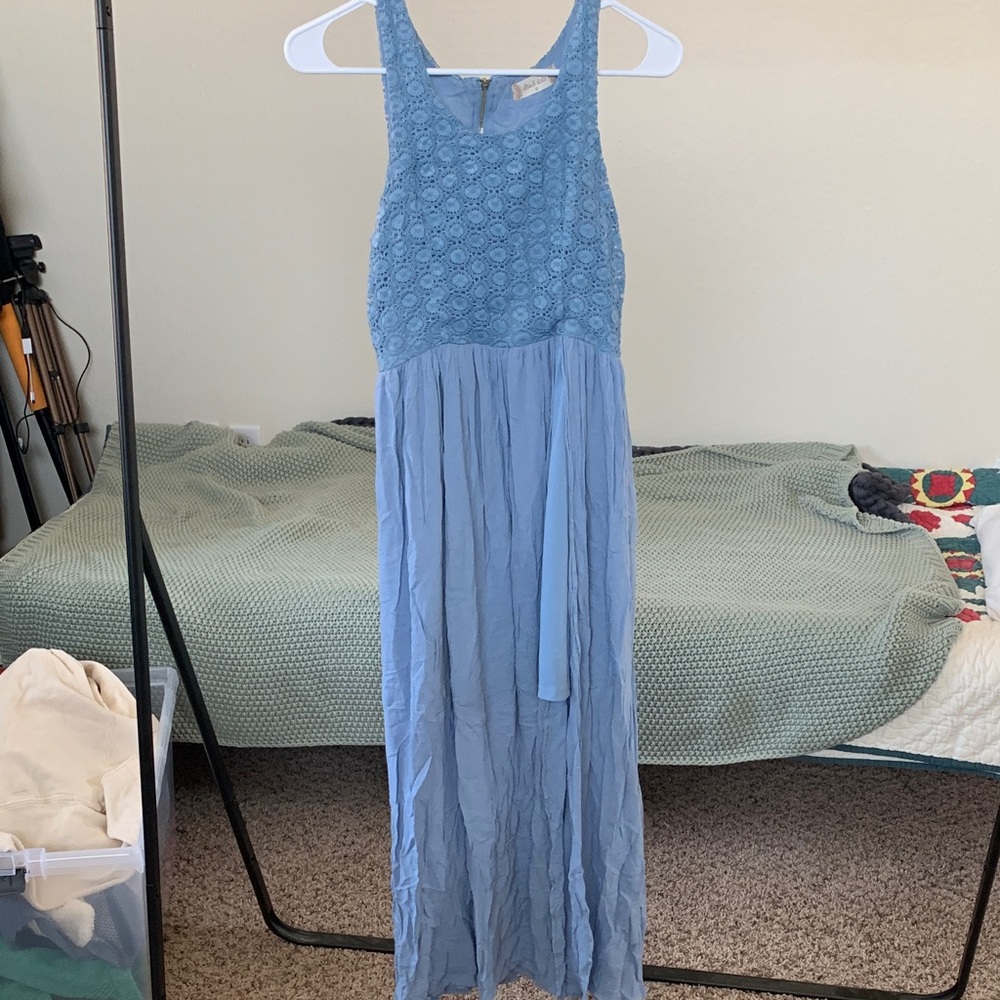 Altar'd State Light Blue Fairy Lace Dress
